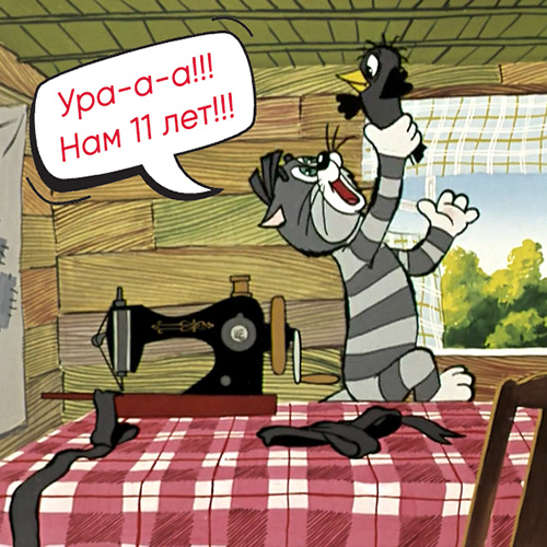 ВМЕСТЕ С ВАМИ УЖЕ 11 ЛЕТ!