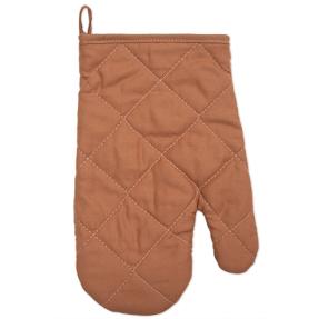 Рукавичка-прихватка  "Цвет эмоций" 30х17, саржа, 100 % хлопок, "Кэмел/синтепон