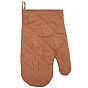Рукавичка-прихватка  "Цвет эмоций" 30х17, саржа, 100 % хлопок, "Кэмел"