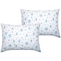 Набор наволочек "Традиция", поплин, 100% хлопок, пл. 110 гр./кв. м., "Мильфлёр (голубой) ВБ"