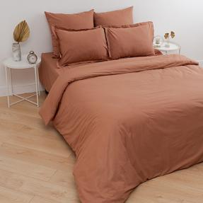 Пододеяльник "Цвет эмоций" 177х217, поплин, 100% хлопок, пл. 110 гр./кв. м., "Кэмел"