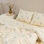 КПБ Simple life, поплин, 100% хлопок, пл. 115 гр./кв.м., "Бантики голубые"