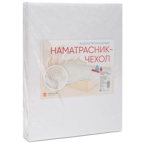 Наматрасник-чехол водонепроницаемый, верх 100% хлопок 