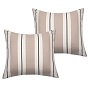 Набор наволочек "Чистый хлопок", поплин, 100% хлопок, пл. 115 гр./кв. м., Полоса бежевый ВБ