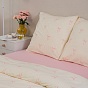 КПБ Simple Life, поплин, 100% хлопок, пл. 115 гр./кв.м., "Бантики розовые"