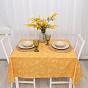 Скатерть декоративная "Радушная хозяйка (Традиция)", рогожка, 100 % хлопок, "Ботаника (охра)"