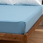 КПБ Simple life, поплин, 100% хлопок, пл. 115 гр./кв.м., "Лайн (голубой)"