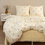 КПБ Simple life, поплин, 100% хлопок, пл. 115 гр./кв.м., "Бантики голубые"