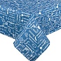Скатерть декоративная "Правила кухни", рогожка, 100 % хлопок, "Индиго ПК"