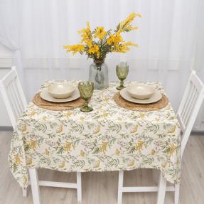 Скатерть  "Simple life 120х145, рогожка, 100 % хлопок, "Хербал ВБ"