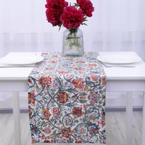 Дорожка декоративная "Радушная хозяйка (Традиция)" 40х145, рогожка, 100% хлопок, "Дивный сад"