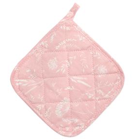 Прихватка квадратная 18х18, рогожка, 100 % хлопок, "Соцветие"