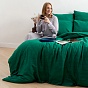Пододеяльник "HoReCa", страйп-сатин, 100% хлопок, пл. 125 гр./кв. м., "Малахит"