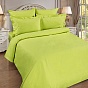 Пододеяльник "Цвет эмоций", поплин, 100% хлопок, пл. 110 гр./кв. м., "Лайм"