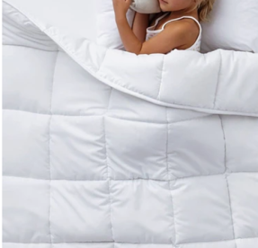 Одеяло ОВЕЧЬЯ ШЕРСТЬ 300 гр. "Soft&Soft", в микрофибре с тиснением, 100% полиэстер