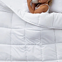 Одеяло ЛЕБЯЖИЙ ПУХ 300 гр. "Soft&Soft", в микрофибре с тиснением, 100% полиэстер