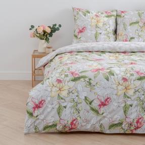 КПБ "Традиция" 1,5 спальный, поплин, 100% хлопок, пл. 118 гр./кв.м., "Лилия"