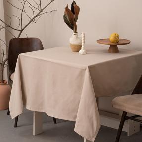Скатерть декоративная "Цвет Эмоций", саржа, 100% хлопок, "Бежевый"