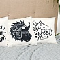Подушка декоративная с фотопечатью 40х40 см, ткань смесовая, "Sweet home"