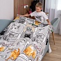 КПБ 1,5 спальный с 1 нав.50*70, поплин,100% хлопок, пл. 110 гр./кв.м "Коты мемы основа СЗ"