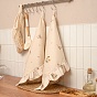 Набор полотенец Simple Life с рюшами 40х70 "Чистый хлопок" (2 шт.), саржа, Саммер