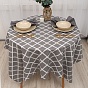 Скатерть декоративная "Радушная хозяйка (Традиция)", рогожка, 100 % хлопок, "Клетка Грей"
