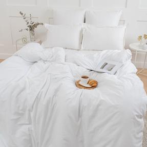 Пододеяльник "Цвет эмоций", поплин, 100% хлопок, пл. 110 гр./кв. м., "Белый"