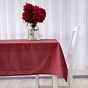 Скатерть декоративная "Радушная хозяйка (Традиция)", рогожка, 100 % хлопок, "Ромбы бордо"
