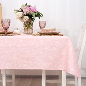 Скатерть декоративная  120х145, рогожка, 100 % хлопок, "Соцветие ВБ"